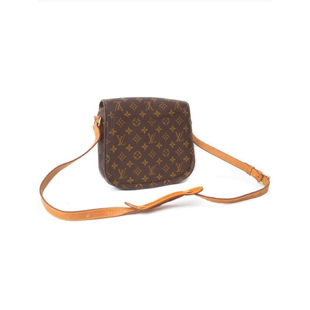 Louis Vuitton Cloud Monogram Leather Saint Bag Shoulder Brown